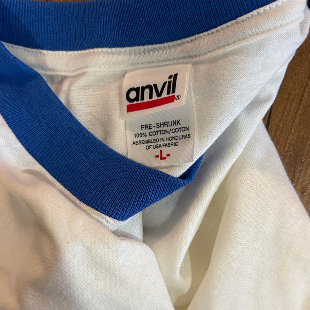 Anvil White and Blue Pop tart tshirt - Picture 4 of 6